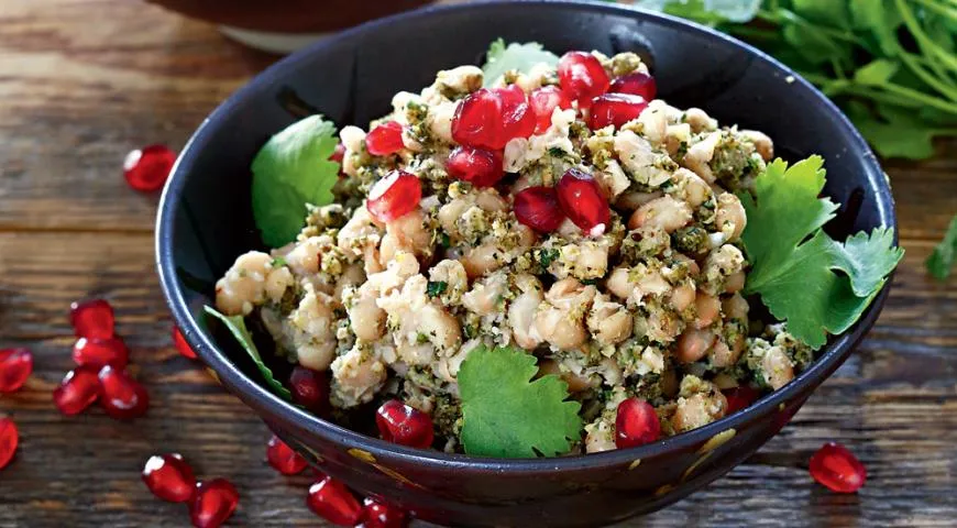 Пхали из белой фасоли