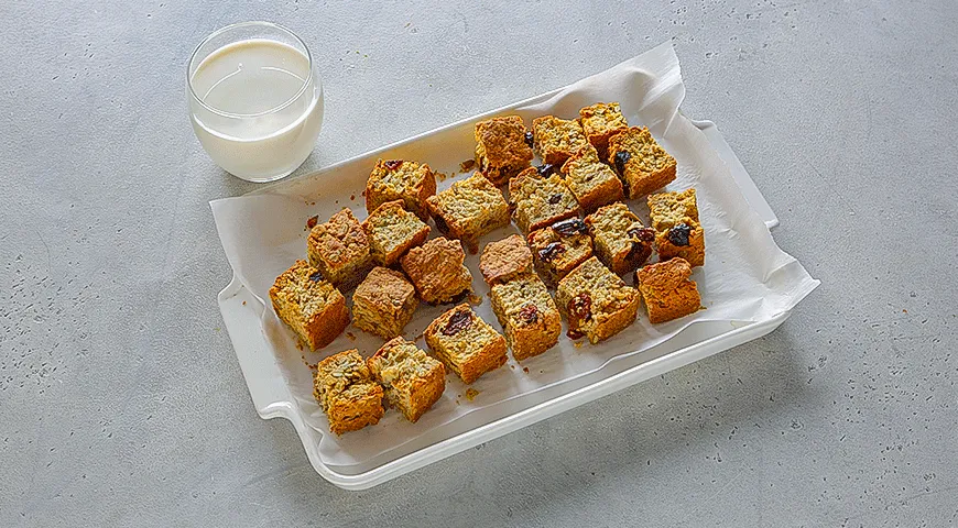 Мюсли-кубики с изюмом