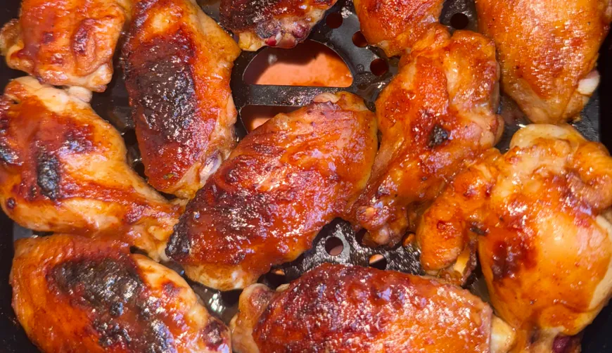 Куриные крылышки в медово-томатном соусе