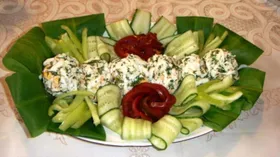 Рецепты с яйцом, лососем и томатами