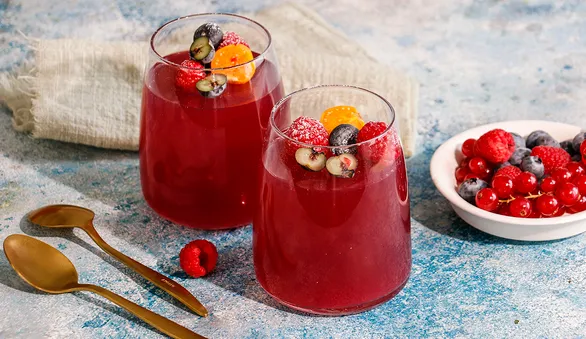 Желе из компота с желатином