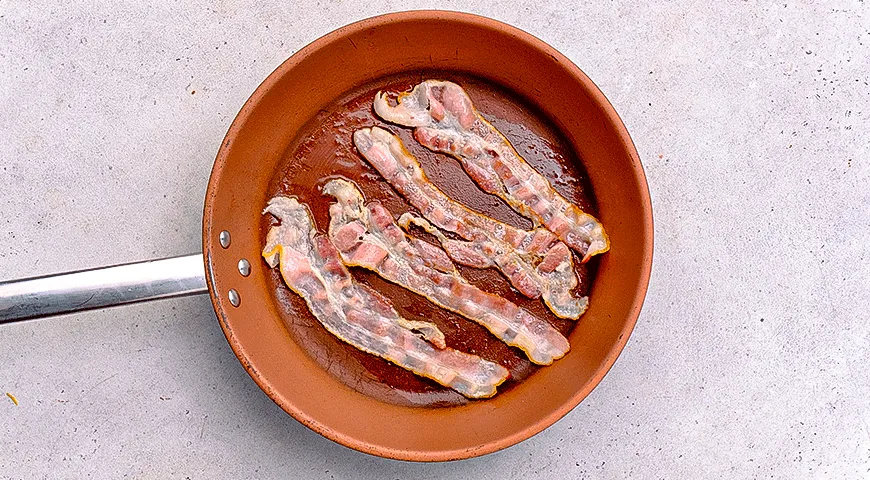 Тако с креветками и беконом