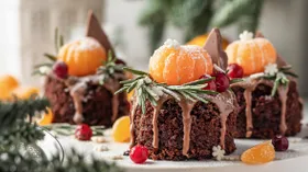 Идеи съедобных украшений: елочные игрушки, Дед Мороз и легкий декор за 5 минут