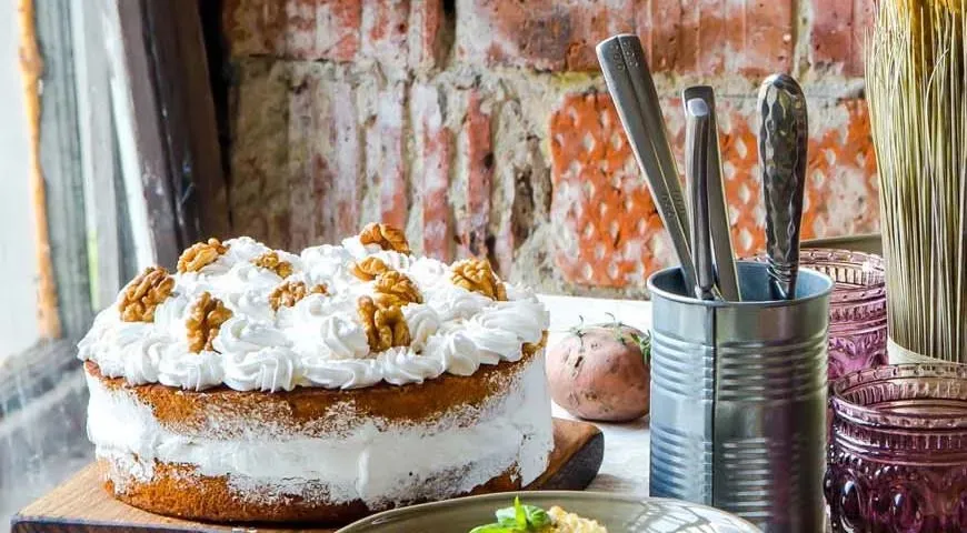 Торт из картофеля со сметанным кремом