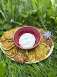 Оладьи из кабачка и сыра