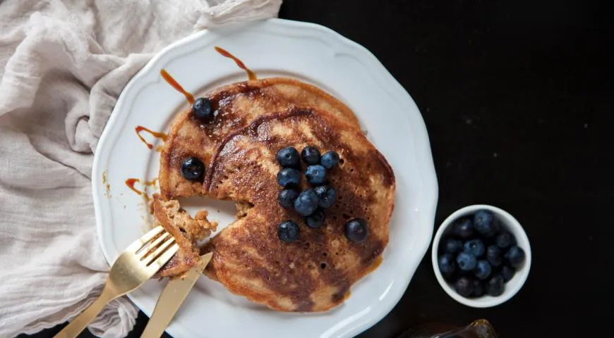 Панкейки без яиц и сахара