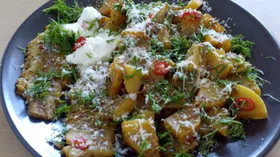 Рецепты с овощами, молочной продукцией и карри