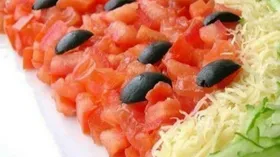 Салат "Арбуз"