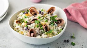 Рецепты с уксусом, яйцом куриным и горохом