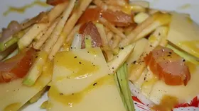 Салат с сельдереем в горчично-медовой заправке