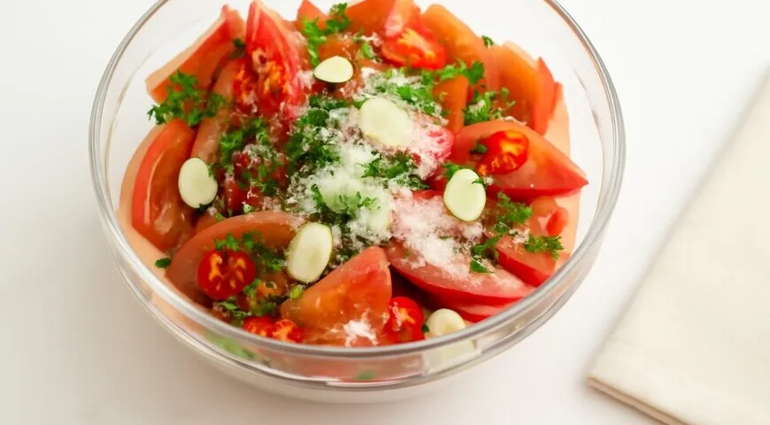 Помидоры с сахаром