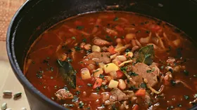 Рецепты со свининой, фасолью и бобами