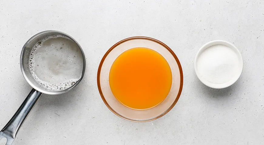 Желе с мандаринами