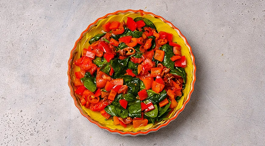 Киш с картофельной корочкой