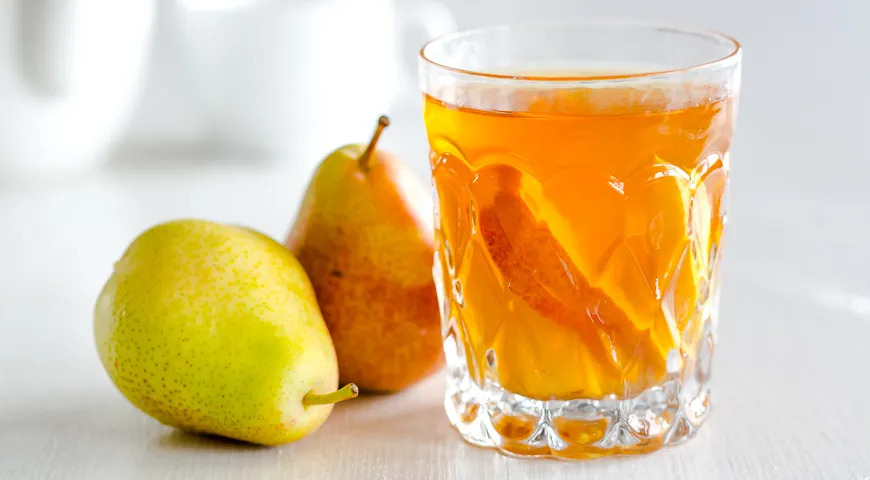 Рецепт зеленого чая с сахаром и грушей