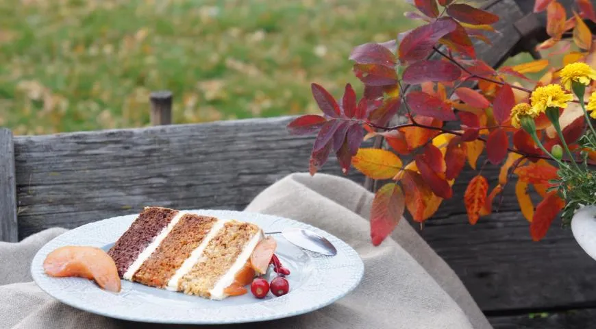 Рецепт торта "Осень"
