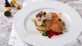 Котлеты с шампиньонами