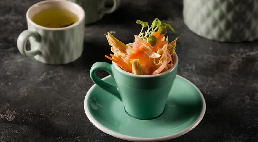 KOI_спаржа фуджу с креветкам