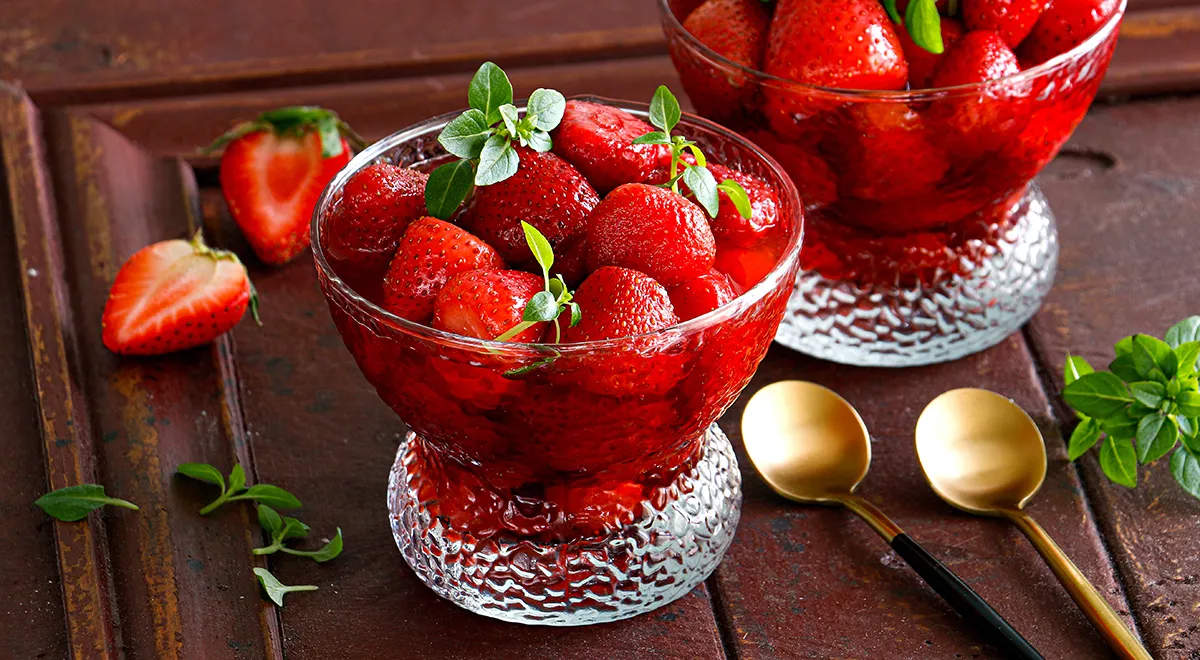 Рецепт клубники с коньяком