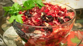 Рецепты со свёклой, грецким орехом и черносливом