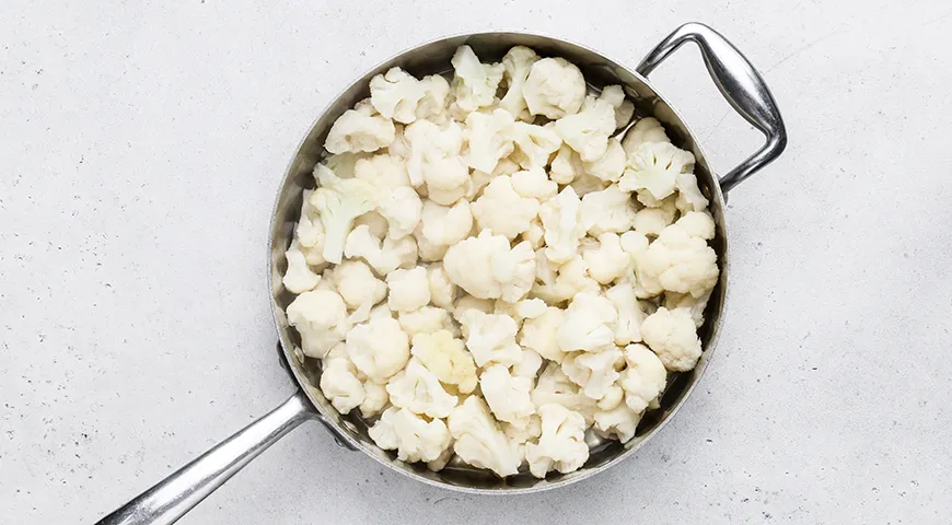 Цветная капуста в сметанном соусе