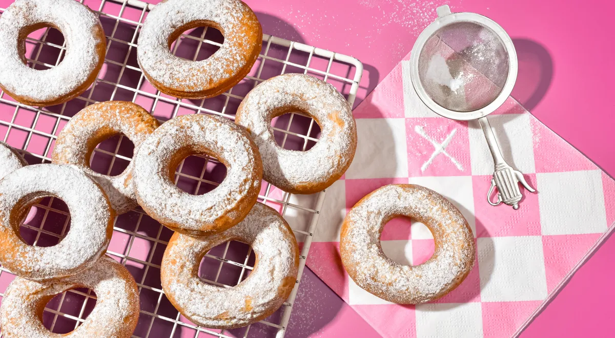 Пончики на кефире