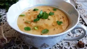 Постный гороховый суп-пюре 
