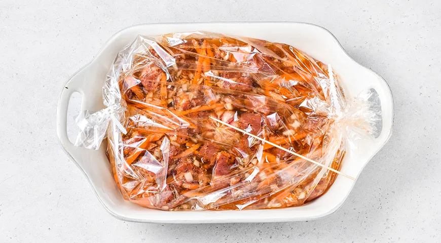 Плов в рукаве для запекания