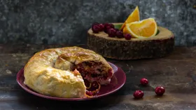 Рецепты на Новый год с орехами и клюквой