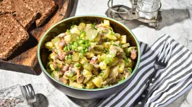 Рецепты к приходу гостей с шампиньонами и картофелем