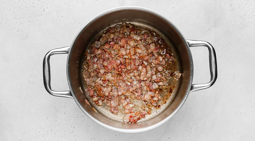 Сырный крем-суп с беконом