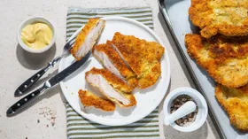 Отбивные в льезоне с сыром