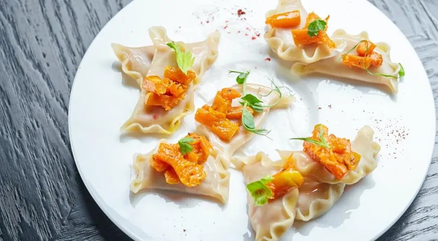 Вареники с тыквой