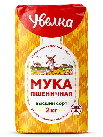 Мука пшеничная высший сорт тм Увелка