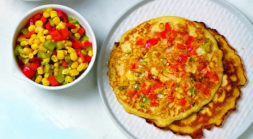 Припек из перца и сладкой кукурузы