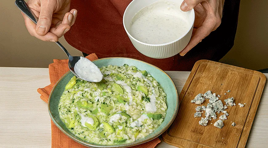 Ризотто с молодыми кабачками