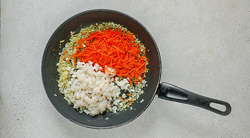 Кальмары, фаршированные булгуром