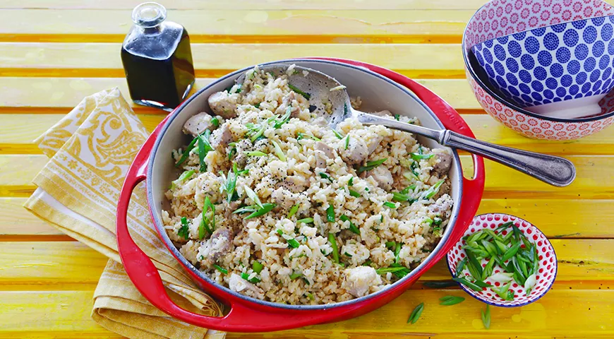 Рис жареный на сковороде – пошаговый рецепт приготовления с фото