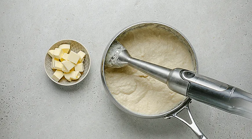 «Мрамор» из двух видов рыбы со спаржей