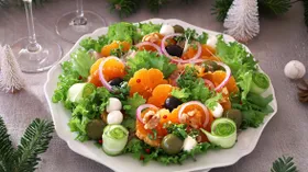 Салаты с мандаринами: 10 рецептов для праздничного стола — от простых до ресторанных