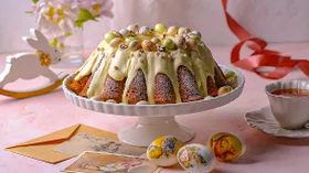 Апельсиновый пасхальный кекс с шоколадом