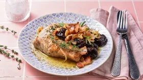 Основное блюдо с коньяком