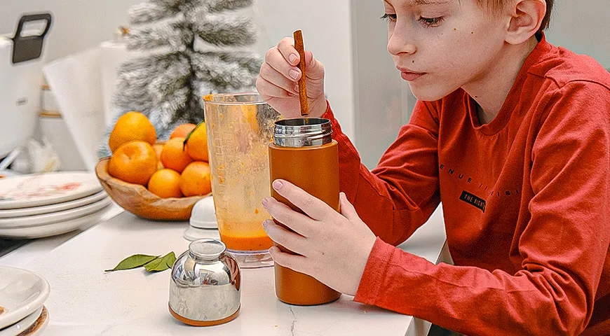 Облепихово-мандариновый чай