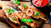 Люля-кебаб из курицы и свинины