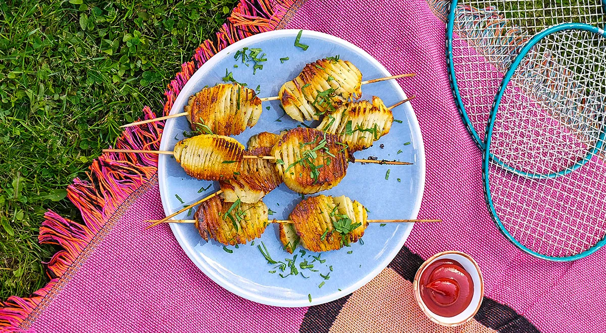 Картофель на шпажках