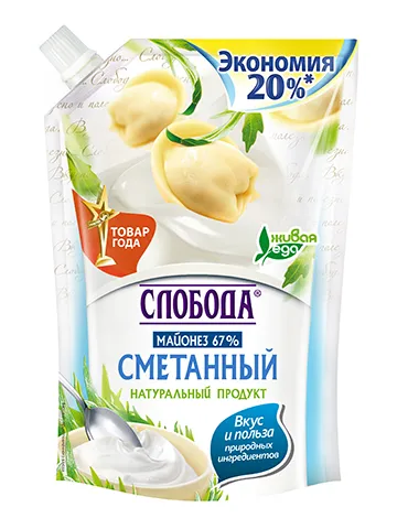 СЛОБОДА Майонез Провансаль Сметанный 67% 700мл