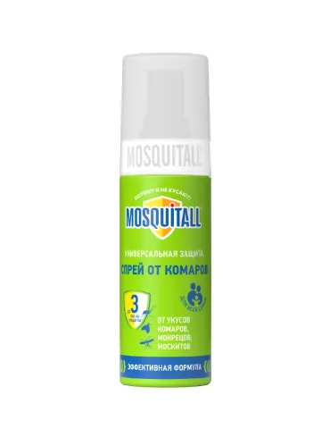 MOSQUITALL - Спрей Универсальная защита от комаров 100 мл