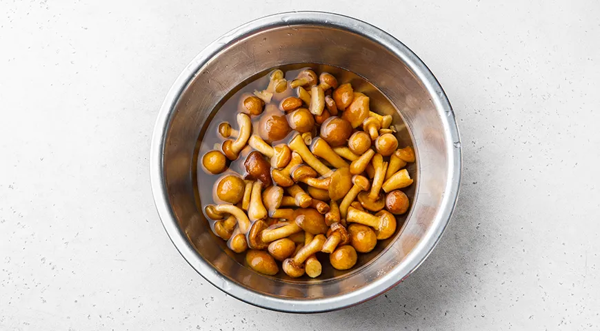 Жареная картошка с опятами