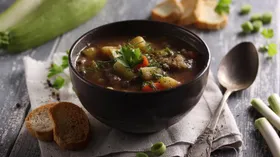 Рецепты с говядиной, кабачком и томатами