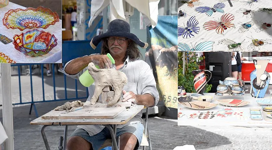 По вторникам и пятницам на рынке Кармель работает ремесленная выставка, где можно приобрести местные украшения и поделки от местных мастеров.